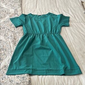 Elegant Green Mini Dress